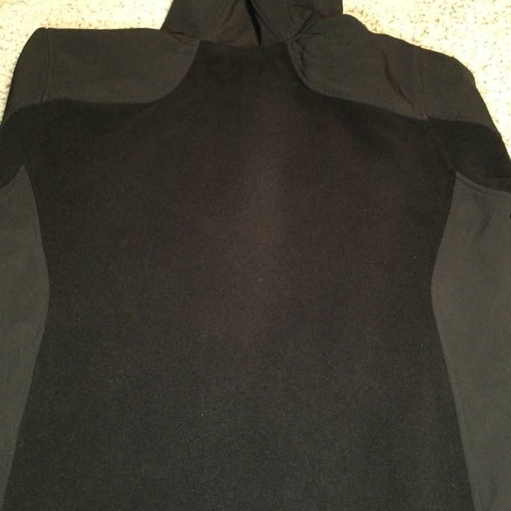 Reebok Nylon/Fleece Hooded Full Zip Up Jacket - Picture 8 of 9